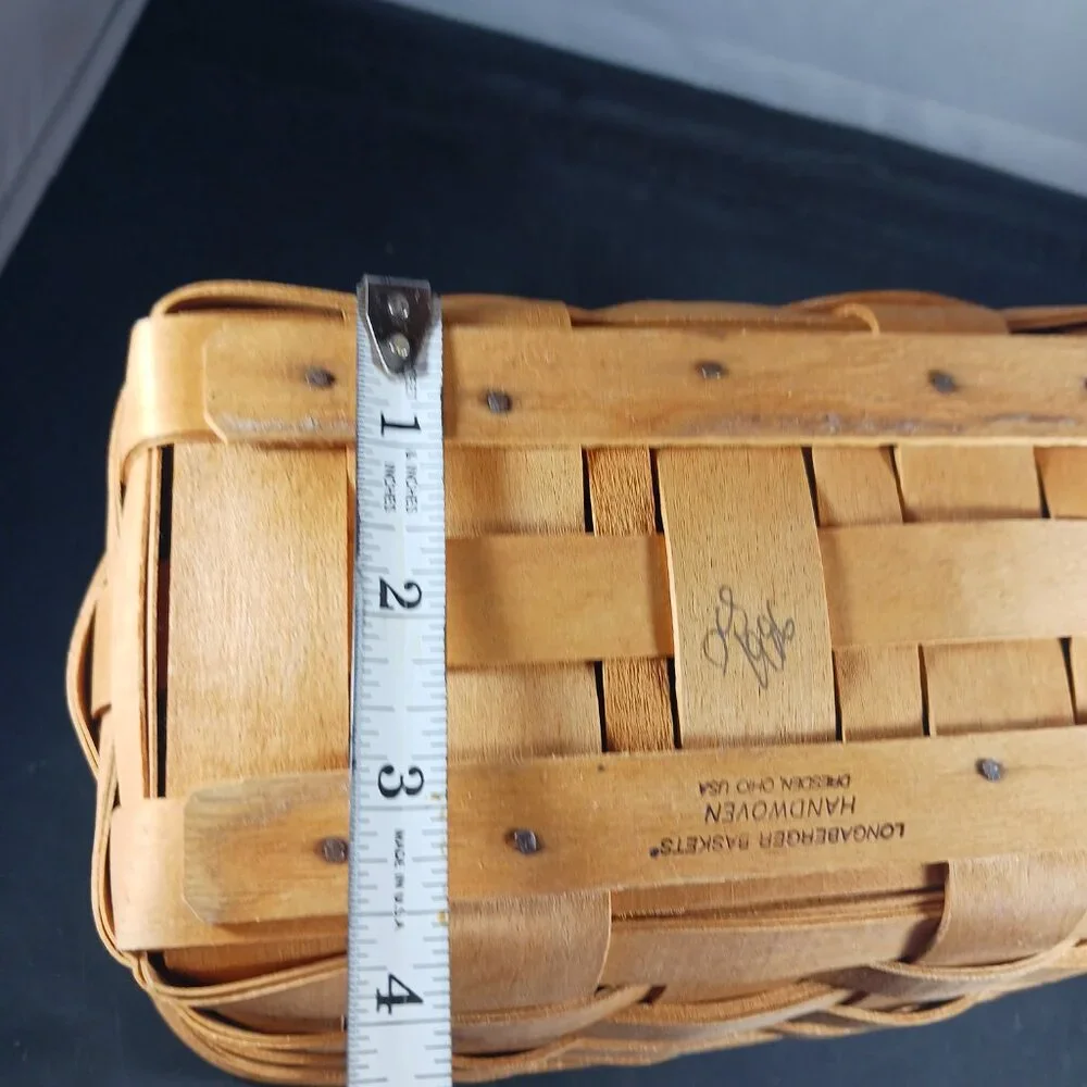 1998 Longaberger Basket Angled Top